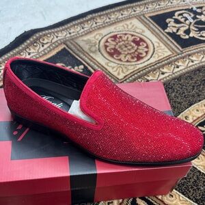 Amalfi Red Sparkling Men's Loafers